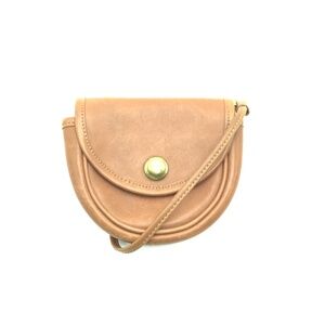Coach Mini Leather Purse Cognac
